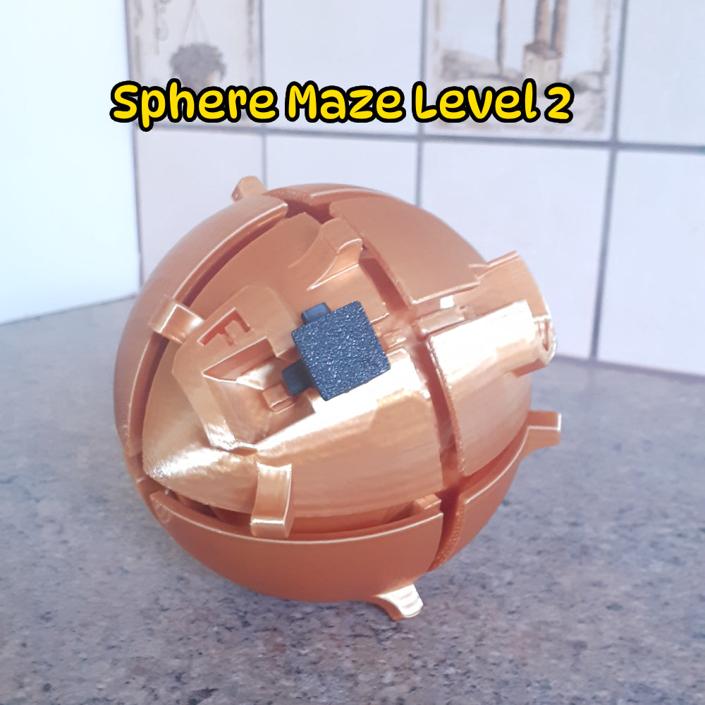 Sphere Maze Level 1 to Level 5