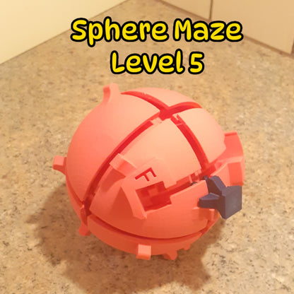 Sphere Maze Level 1 to Level 5