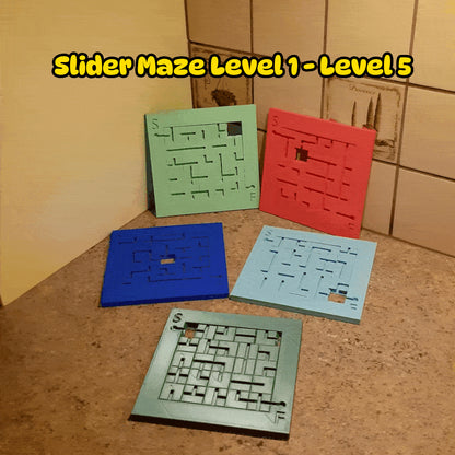 Slider Maze Level 1 to Level 5